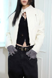 Roen tweed biker jacket