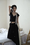 Summer High Wrap Crop Tee