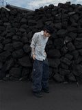 Quad Stripe Linen Shirt