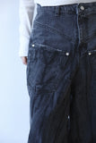 Unwrap front pocket denim