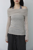Cozy Off-Shoulder Tee