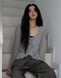 Rui see-through lace cardigan