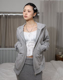 Spring Punching Hood Zip up