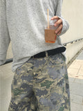 Obdic U-Neck See-Through Linen Long Sleeve