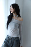 Unbalanced Silky T-shirt
