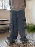 Russell Trackline Washed Cargo Denim