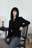 Wave shirring quilted jacket
