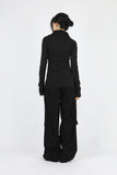 Baek bijo rivet cotton pants