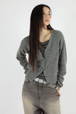 Lien off shirring tee
