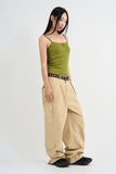 Arc panel wide pants