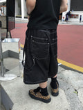Jane Loaf Non-Faded Bermuda Denim Pants