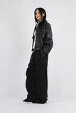 Mellow Crop Leather Jumper