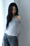 Unbalanced Silky T-shirt