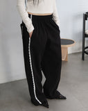 Lace string pants