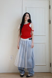Lago light blue balloon denim