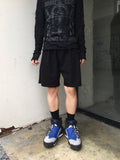 Basic Double Pintuck Linen Shorts