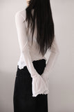 Crepe Shirring Tee
