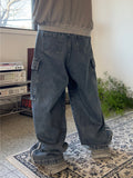 Russell Trackline Washed Cargo Denim