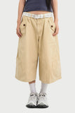 Ocean Pintuck Bermuda Pants