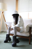 Weup shoulder slit knit