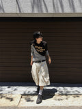 Log Crop Stripe Long Sleeve