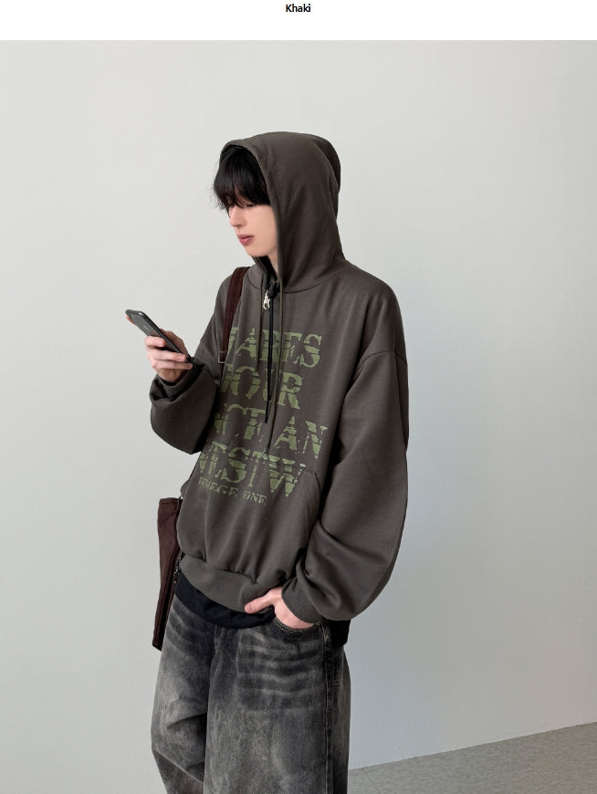 【YOURNUS】Dier Vintage Over Hoodie YOURNUS (ユアノス) - ディエールビンテージオーバーフーディ