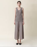 [Premium] Whole Garment Nar Linen Sleeveless Setup