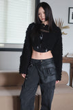Renee printed crop tee