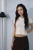 Sage Crop Short Sleeve Tee