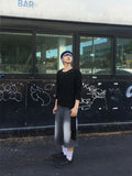 Loop Slub Eyelet Long Sleeve