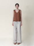 [Planning] Miel Linen V-Neck Sleeveless