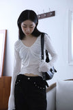 Crepe Shirring Tee