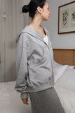 Spring Punching Hood Zip up