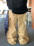 Cotton Sunflower Parachute Pants