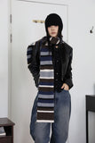 Wave shirring quilted jacket