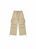 Moss Washed Buckle Wide Pants