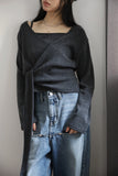 And Wrap Knit Top