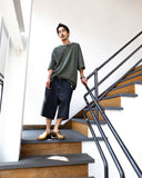 Denim Baggy Half Pants