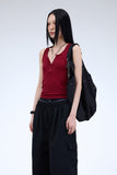 Cornert Eyelet Big Shoulder Bag