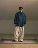 [AG] Paneled Herringbone Balloon Pants
