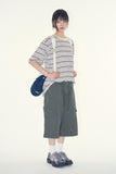 Civita snap cargo bermuda pants
