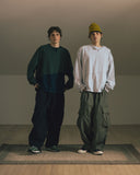 [AG] Ripstop Cargo Shirring Balloon Pants