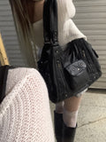 Niyapu y2k pocket big shoulder bag