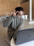 Ronde Gauge Cable Sweater