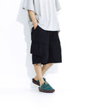 [AG] Rib stop Cargo Half Pants