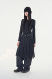 Tressa textured wrap skirt