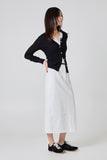 Flip belt long skirt