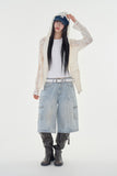 Roma carpenter denim bermuda pants