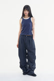 Verno waffle sleeveless top