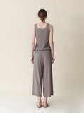 [Premium] Whole Garment Nar Linen Sleeveless Setup